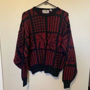 90s International Rough Cut Sweater